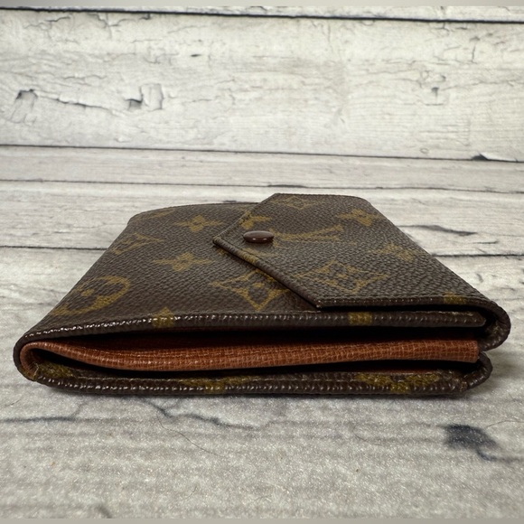 Louis Vuitton Portefeiulle Elise Trifold Wallet Monogram Canvas Leather - Picture 4 of 14